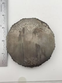Sterling Silver Powder Box
