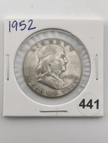 1952 Franklin Half Dollar Coin