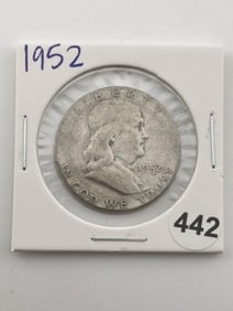 1952 Franklin Half Dollar Coin