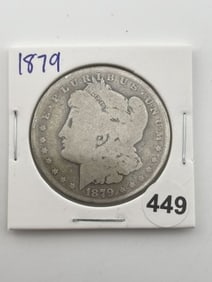 1879 Morgan Silver Dollar Coin