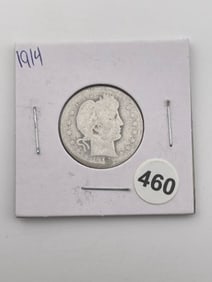 1914 Quarter Coin