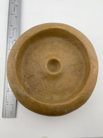 Large Discoidal Indian Artifact Arrowhead