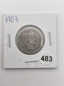 1903 Quarter Coin