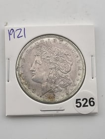 1921 Morgan Silver Dollar Coin