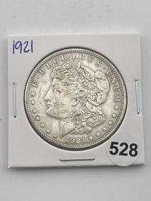 1921 Morgan Silver Dollar Coin