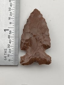 Mahogany Obsidian Point Indian Artifact Arrowhead