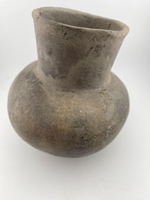 Mississippian Water Bottle with repair Indian Artifact Arrowhead