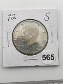 1972 Kennedy Half Dollar Silver Coin