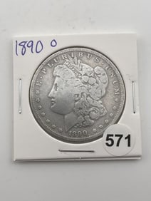 1890 O Morgan Silver Dollar Coin