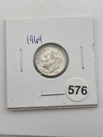 1964 Liberty Dime Coin