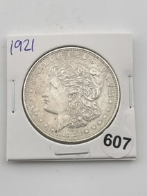 1921 Morgan Silver Dollar Coin