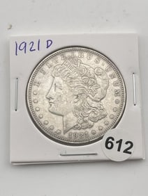 1921 D Morgan Silver Dollar Coin