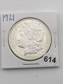 1921 Morgan Silver Dollar Coin