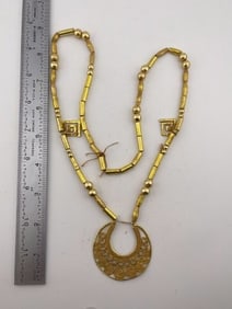 Miniature Tumbaga Tairona Gold Figurine UNKNOWN MATERIAL