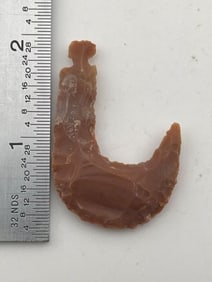 Flint Hook Indian Artifact Arrowhead