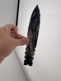 Large Obsidian Blade Indian Artifact Arrowhead