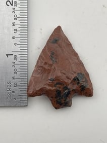 Mahogany Obsidian Point Indian Artifact Arrowhead