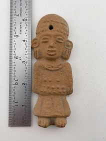 Pre-Columbian Pottery Human Effigy