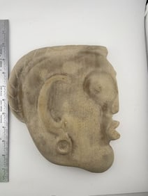 Pre-Columbian Stone Face Effigy