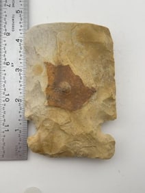 Chipped Hoe Indian Artifact Arrowhead