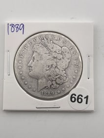 1889 Morgan Silver Dollar Coin