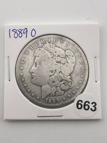 1889 O Morgan Silver Dollar Coin