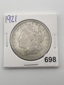 1921 Morgan Silver Dollar Coin