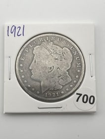 1921 Morgan Silver Dollar Coin
