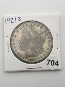 1921 S Morgan Silver Dollar Coin