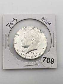 1976 Kennedy Half Dollar Silver Coin