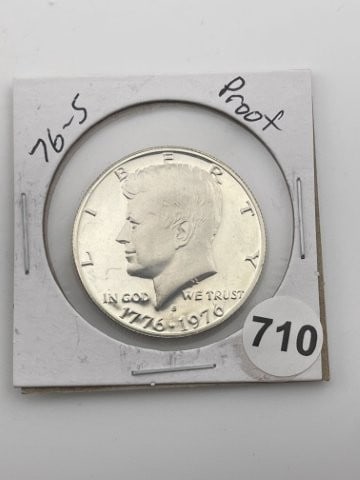 1976 Kennedy Half Dollar Silver Coin (1 of 2)