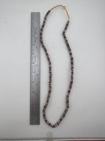 Trade Bead Necklace: KEY WORDS: INDIAN ARTIFACT ARTIFACTS ARROWHEAD ARROWHEADS NATIVE AMERICAN MISSISSIPPIAN QUAPAW CADDO POTTERY COINS MORGAN DOLLAR PEACE DOLLAR SILVER COINS Arkansas. Now taking in consignments for pre-
