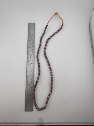 Trade Bead Necklace: KEY WORDS: INDIAN ARTIFACT ARTIFACTS ARROWHEAD ARROWHEADS NATIVE AMERICAN MISSISSIPPIAN QUAPAW CADDO POTTERY COINS MORGAN DOLLAR PEACE DOLLAR SILVER COINS Arkansas. Now taking in consignments for pre-