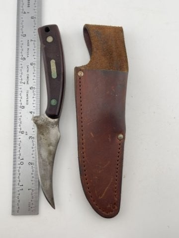 Schrade USA Old Timer Knife with Leather Sheath (1 of 4)