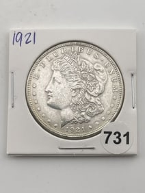 1921 Morgan Silver Dollar Coin