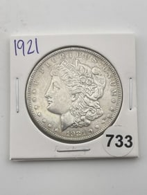 1921 Morgan Silver Dollar Coin