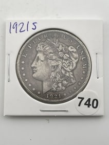 1921 S Morgan Silver Dollar Coin