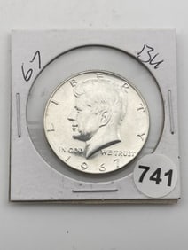1967 Kennedy Half Dollar Silver Coin