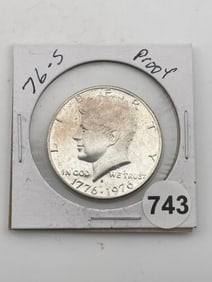1976 Kennedy Half Dollar Silver Coin