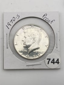 1970 Kennedy Half Dollar Silver Coin