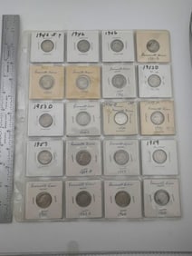 20 Silver Roosevelt Dimes
