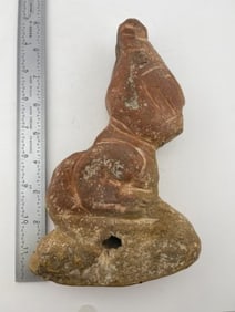 Human Effigy Stone Pipe