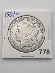 1889 O Morgan Silver Dollar Coin