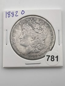 1882 O Morgan Silver Dollar Coin