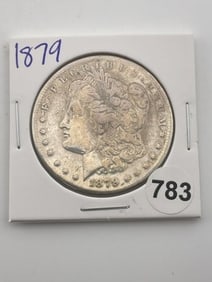 1879 Morgan Silver Dollar Coin