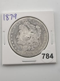 1879 Morgan Silver Dollar Coin