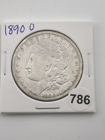 1890 O Morgan Silver Dollar Coin