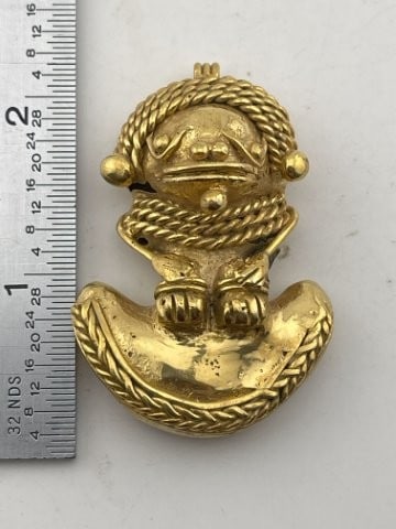 Tumbaga Tairona Gold Figurine UNKNOWN MATERIAL Indian Artifact Arrowhead: KEY WORDS: INDIAN ARTIFACT ARTIFACTS ARROWHEAD ARROWHEADS NATIVE AMERICAN MISSISSIPPIAN QUAPAW CADDO POTTERY COINS MORGAN DOLLAR PEACE DOLLAR SILVER COINS Arkansas. Now taking in consignments for pre-