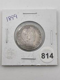 1899 Barber Quarter Coin