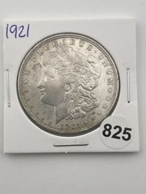 1921 Morgan Silver Dollar Coin